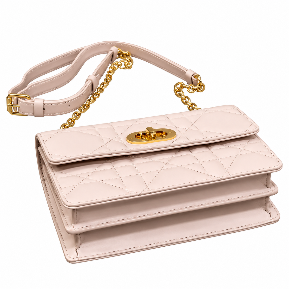 Dior Cannage Quilted Mini Box Bag 17.3cm