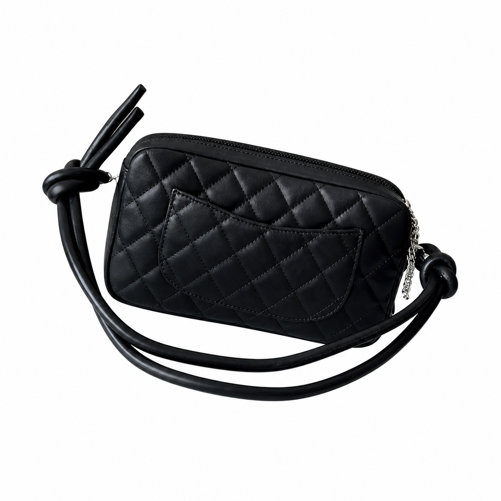 Chanel Quilted CC Mini Top Handle Evening Bag | Detachable Chain — 20cm