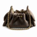 Chanel Quilted Leather Substantial Chain Crossbody