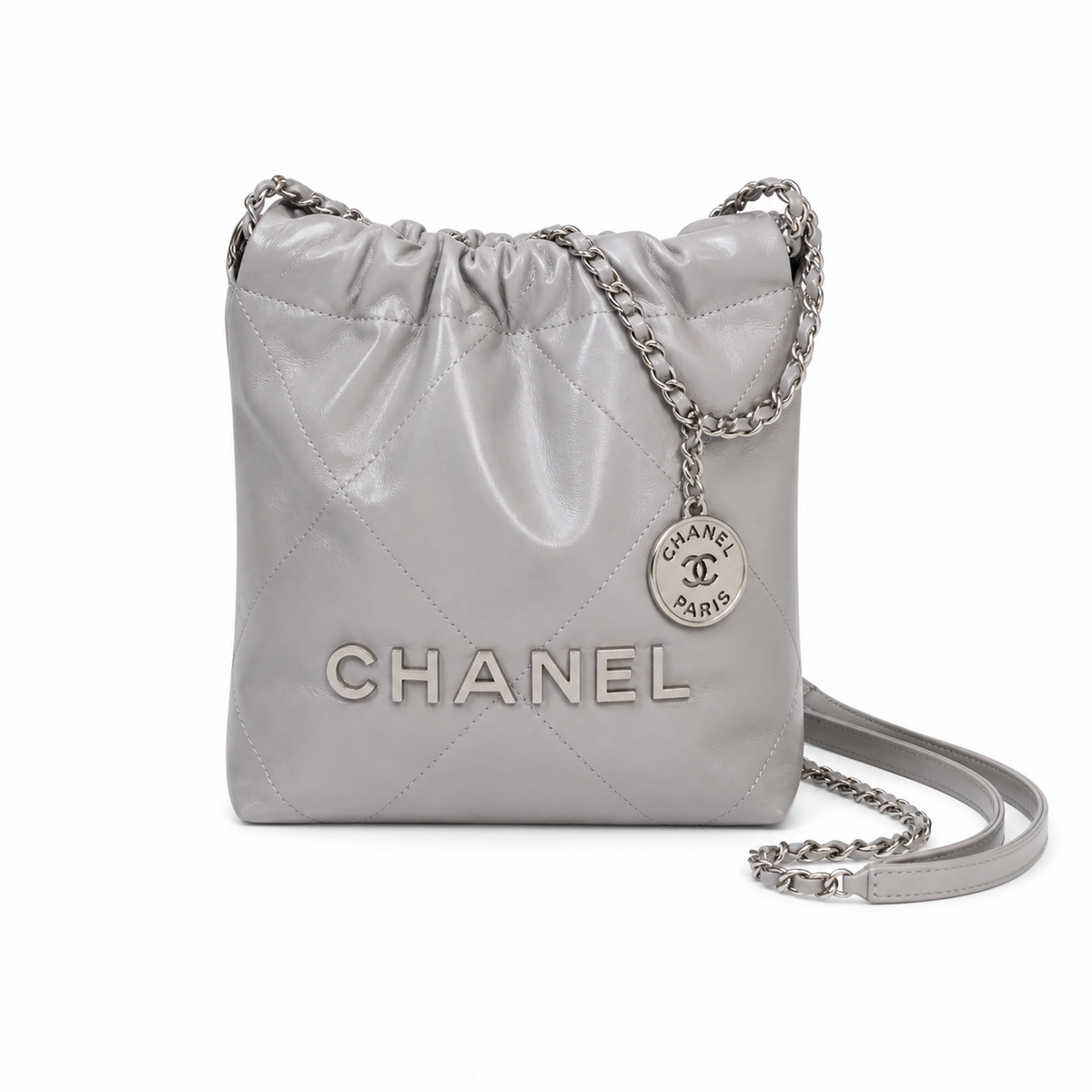 Chanel Classic Quilted Mini Tote Bag | CC Hardware Leather Chain Strap — 19x20cm