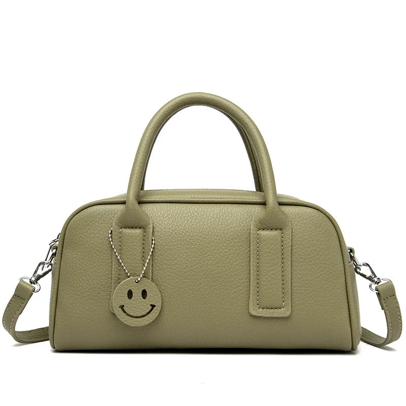 Women's Vintage-Inspired Handbag | Retro Chic Structured Tote 27×15×9cm